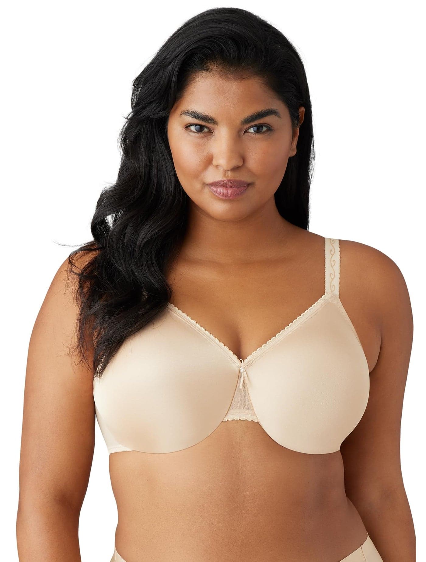 Wacoal Women's Simple Shaping Unlined Full Coverage Minimizer Bra, 857109, Naturally Nude, 40C