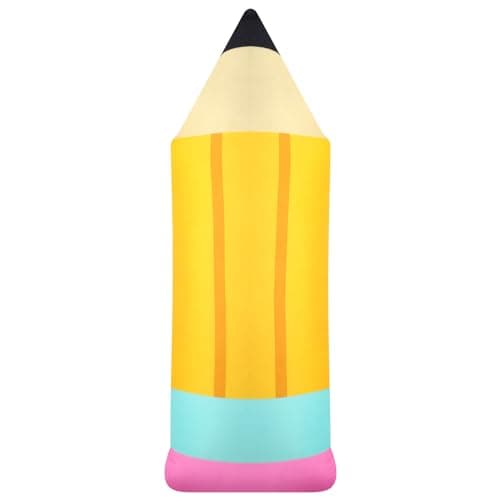 CroBlissful Cute Pencil Pillow Kids Classroom Plush Pillow Large Pillows Back to School Cushion Creative Cute Pencil Plush for Reading Room Decoration Birthday Party Teacher Gift