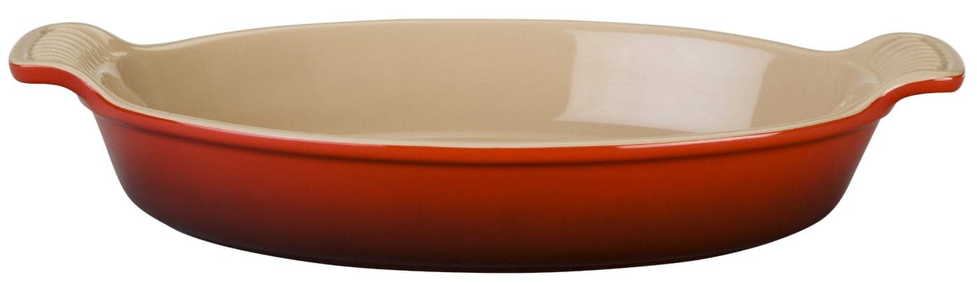 Heritage Oval Au Gratin Dish - Cerise