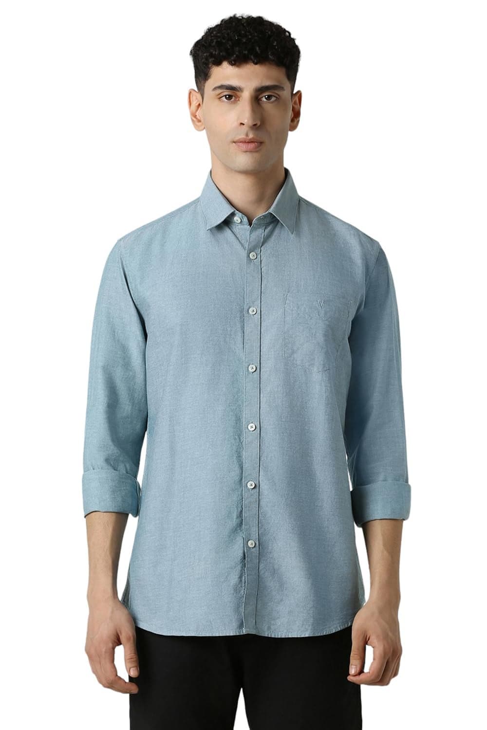 Van Heusen_Mens__Shirt_(VSSFUSLF185954_Dark Blue_44)