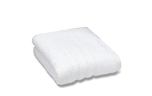 Catherine Lansfield Zero Twist Soft Absorbent Cotton Bath Towel White
