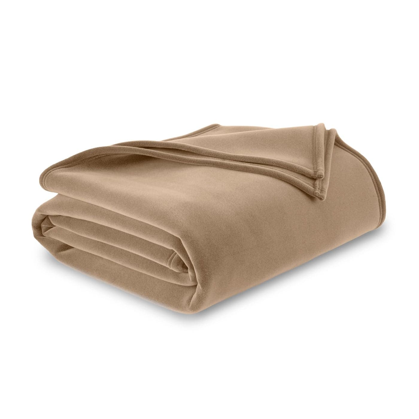 WestPoint Home Vellux Nylon Blanket Color Tan Size King