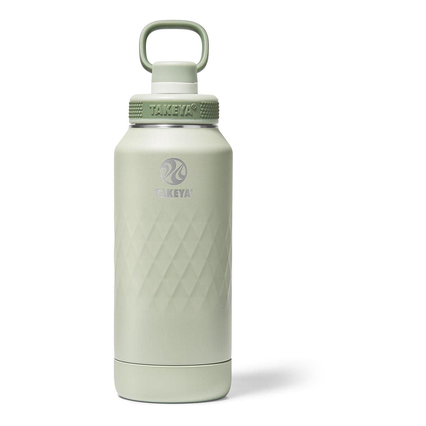 Takeya Sport 32 oz TripleInsulated Stainless Steel Water Bottle Spout Lid Leakproof Sweatproof BPAFree Keeps Drinks Cold 36 Hrs Hot 14 Hrs Eucalyptus