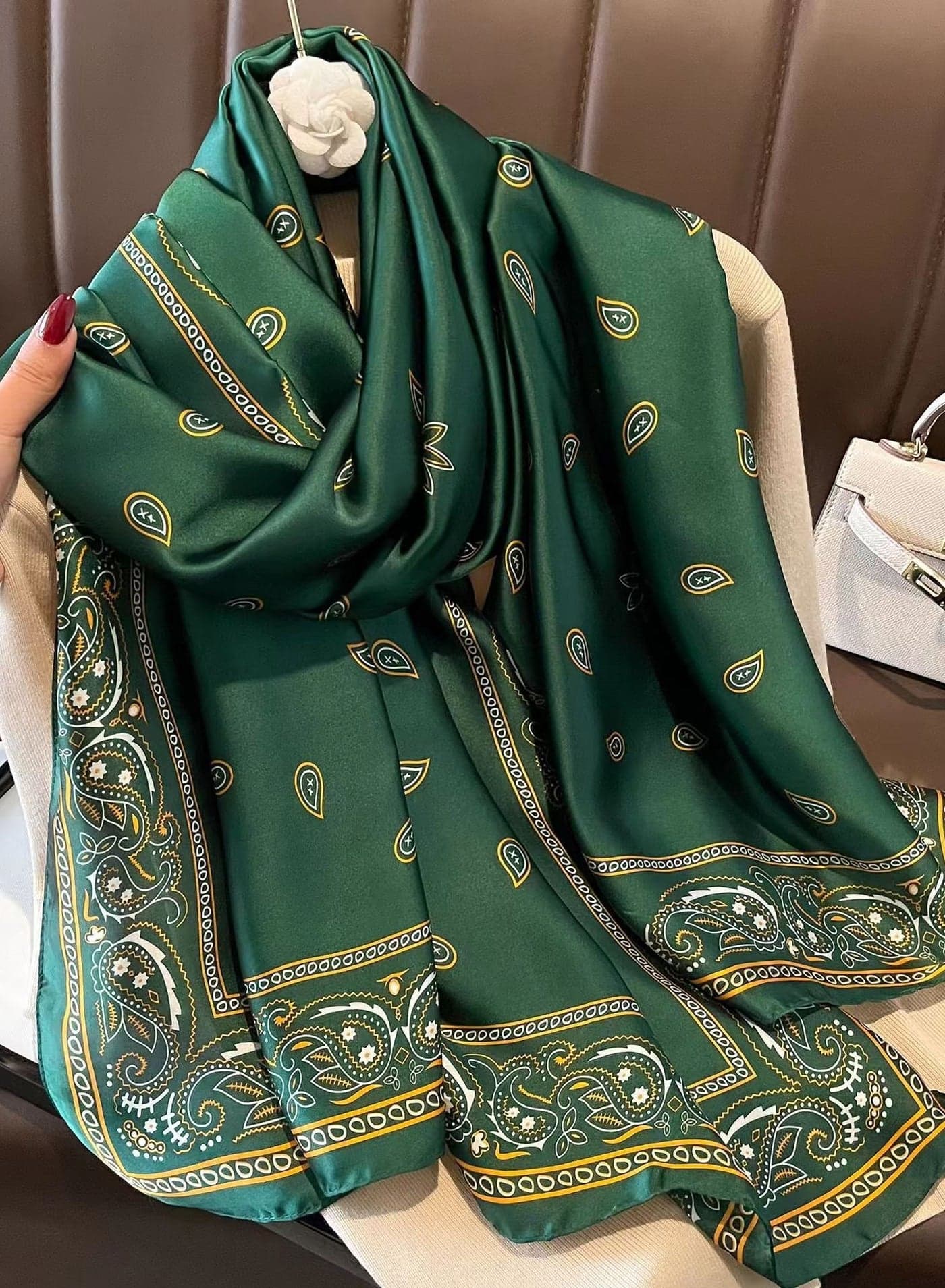 Spring and summer fashion print shawls Women's beach scarves