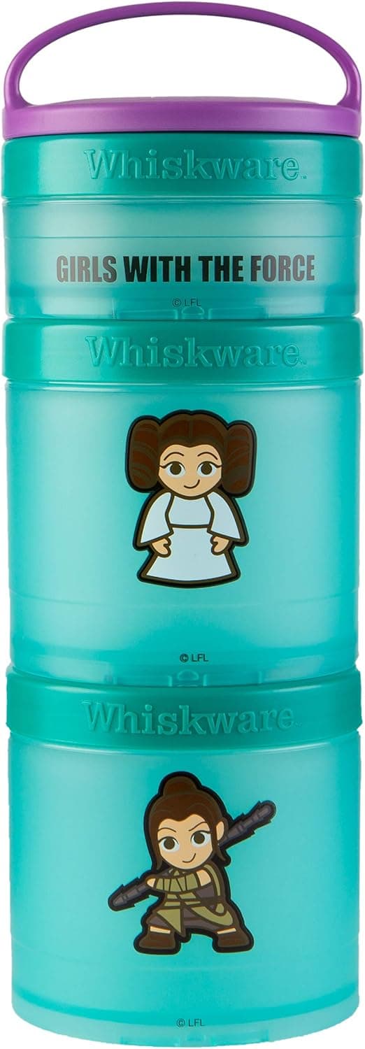 Whiskware Star Wars Stackable Snack Pack Leia Rey