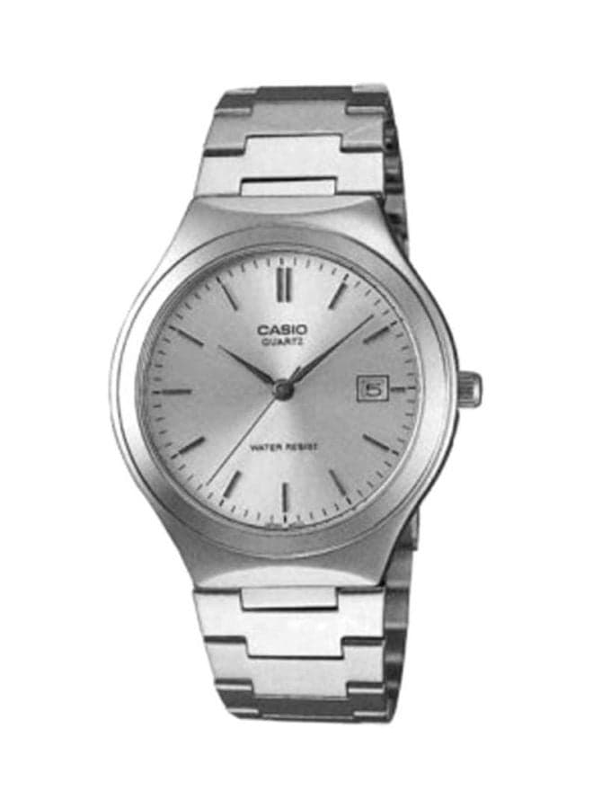 Men Water Resistant Analog Watch MTP-1170A-7ARDF - 36 mm - Silver