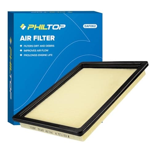 PHILTOP Engine Air Filter CA9687 Replacement for Ford F-150 2004-2008, F-250 F-350 Super Duty 2005-2007, Expedition & Lincoln Navigator 2005-2006, Mark LT 2006-2008, V8 5.4L