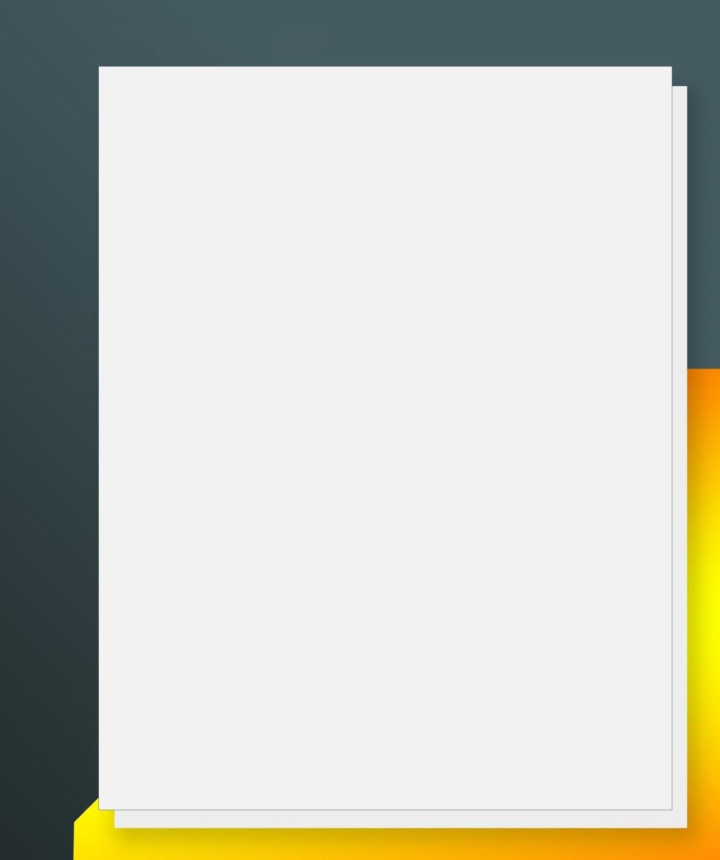 85 x 11 Full Sheet Label Sticker Paper for Laser Inkjet Printers 100 Sheets100 Labels