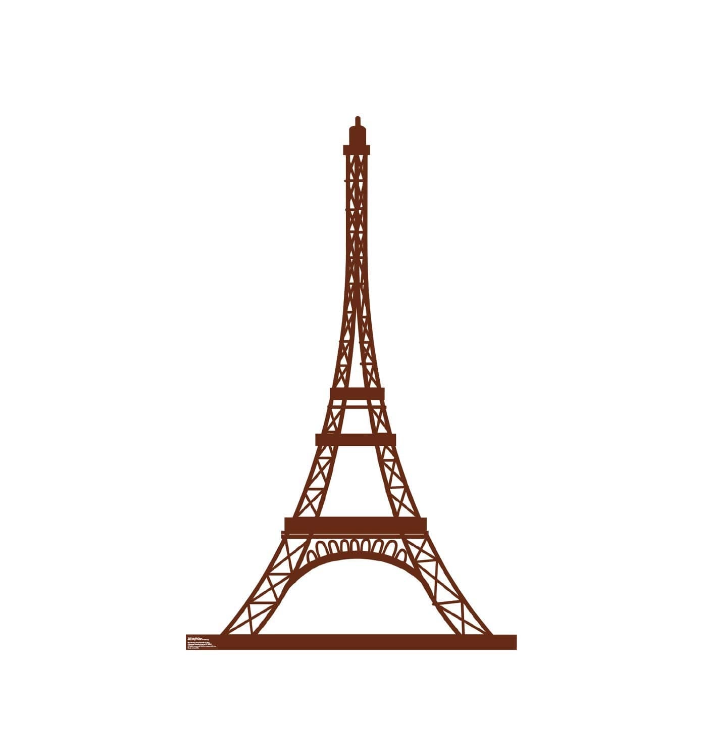 Cardboard People Paris Eiffel Tower Life Size Cardboard Cutout Standup Paris Party Theme