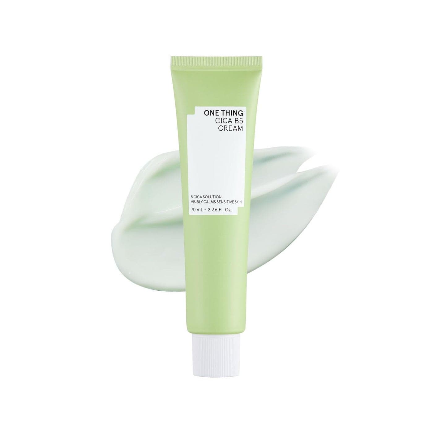 ONE THING Cica B5 Moisturizing Cream 236 floz 70ml Korean Skincare Ultimate Hydration and Barrier Strengthening for Sensitive Skin NonGreasy Redness Relief
