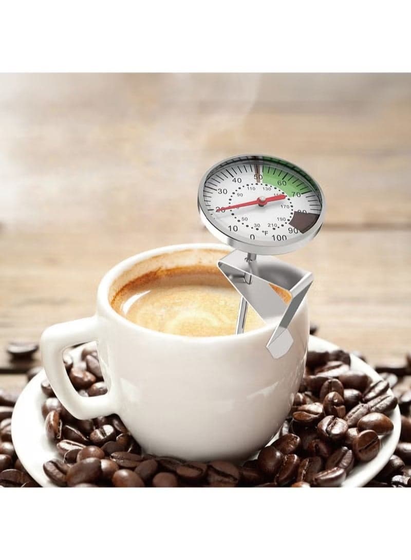 Milk Thermometer Portable Food Baking Thermometer with Probe For Coffee and Milk