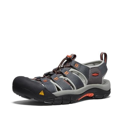 KEEN Mens Newport H2 Closed Toe Water Sandals MagnetNasturtium 115