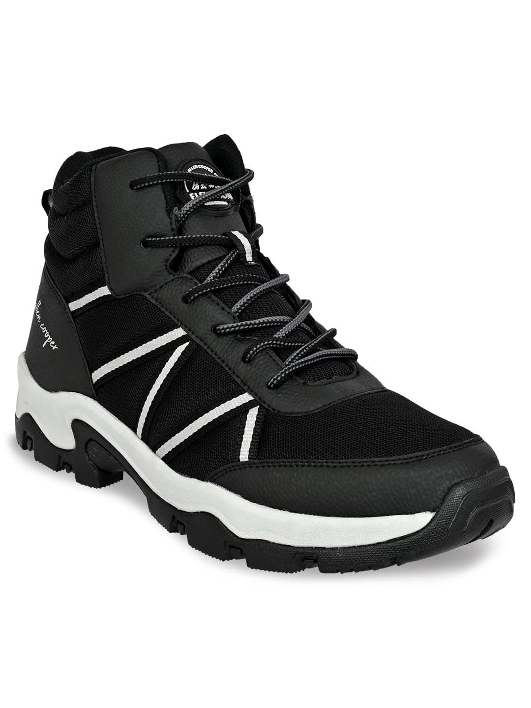 Allen Cooper Sports Boots For Men(3661-6) Black
