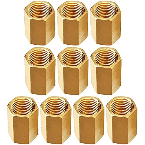 MuHize Brake Line Fitting Kit 316 Tube SAE Braking Unions 10PC Inverted Flare Assortment 3824 UNF for Ford GM Chrysler Dodge Car Truck