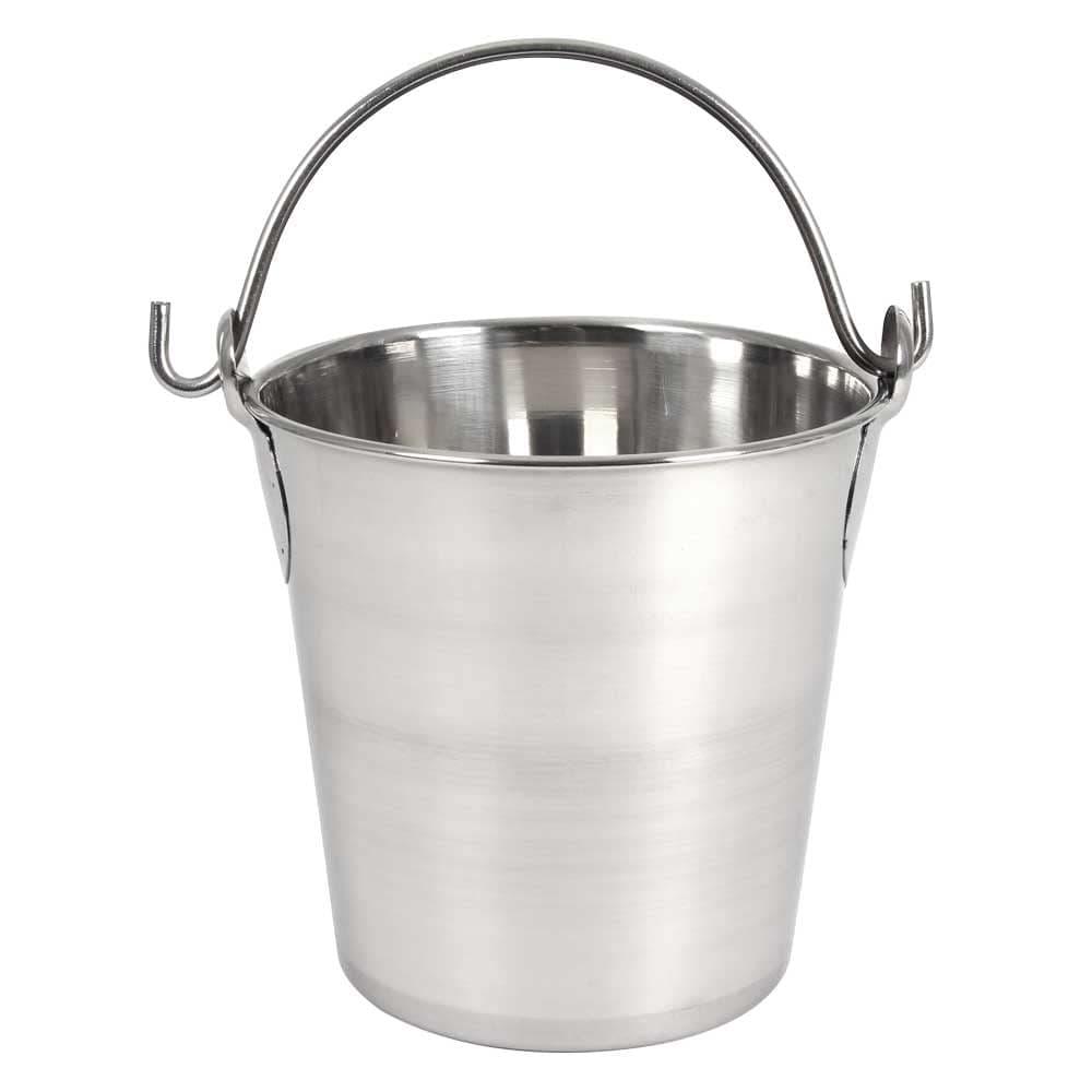 Lindys 2Quart Stainless Steel Bucket Durable Seamless Bucket for Many Home Tasks Carry Water or Milk Fill with Food Use as a Flower Pot Cleaning Bucket Table Centerpiece and Much More