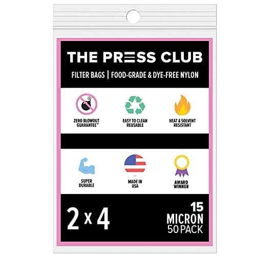 15 Micron | Premium Nylon Tea Filter Bags | 2" x 4" | 50 Pack