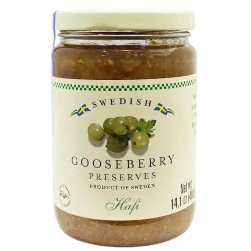 Swedish Gooseberry Preserves by Hafi 141 ounce