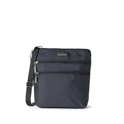 Baggallini Essential Crossbody Bag for Women - Built-in RFID Card Holder - Cross Body Purse with Quick-access Phone Pocket