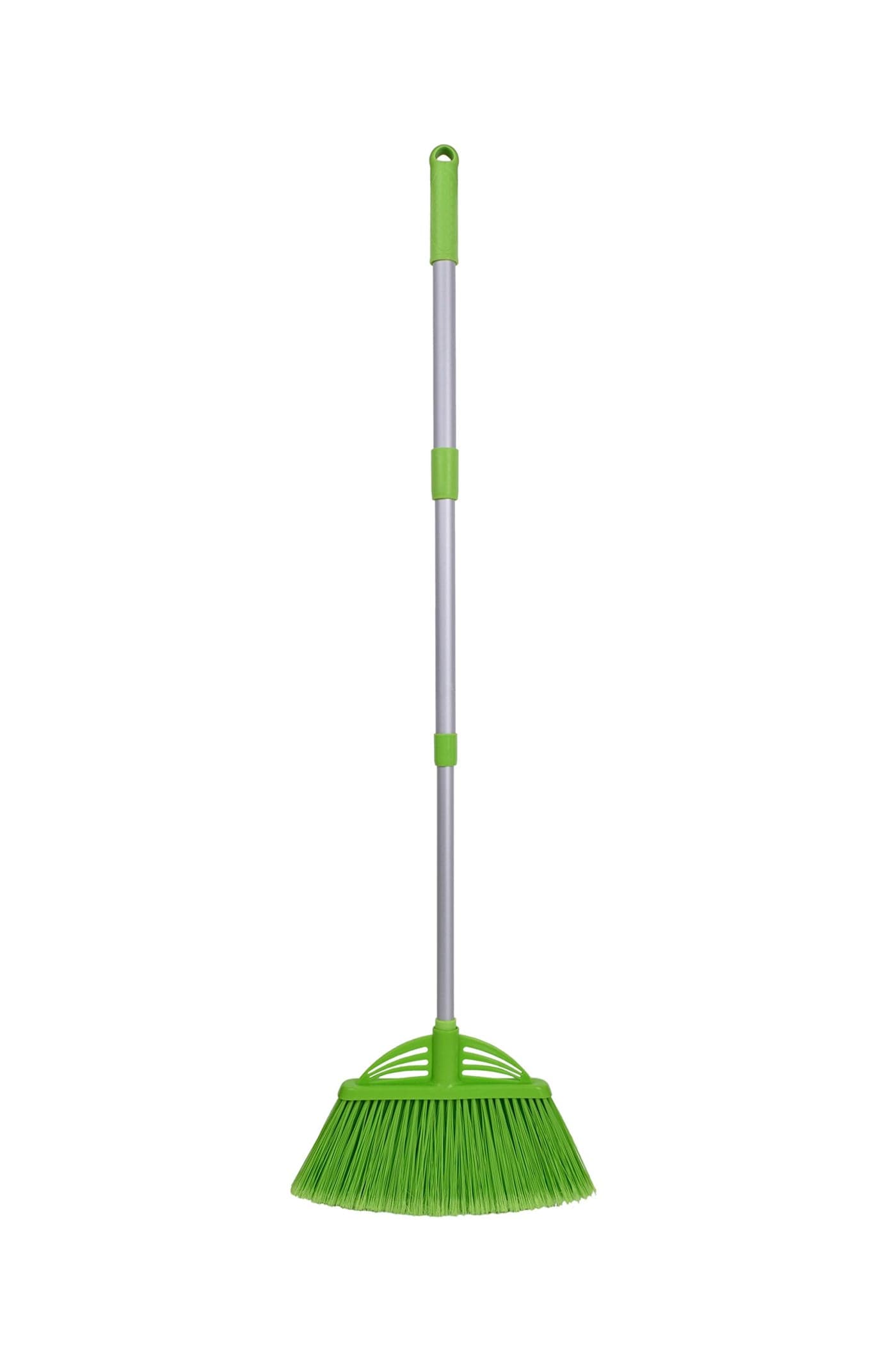 Xifando ThreeSection Telescopic Aluminum Alloy Rod LongHandled BroomGreen