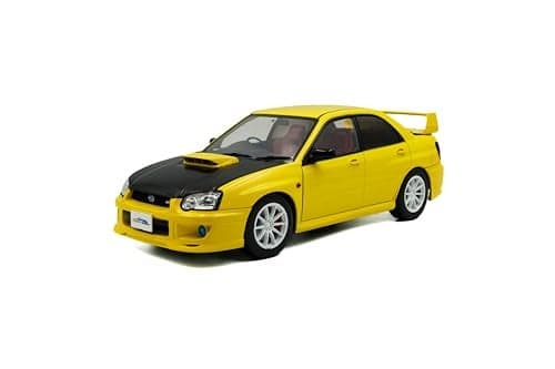 Solido Subaru Impreza WRX STI 2003 Yellow 118 Diecast Model JDM Rally Icon Collectible