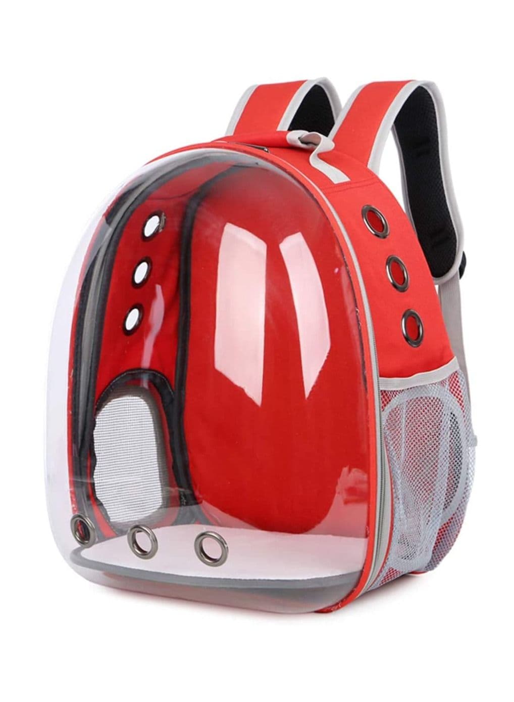 Pet Carrier Backpack Bubble Backpack Carrier Cats and Puppies Airline Approved Designed for Travel Hiking Walking Outdoor Use Red Backpack