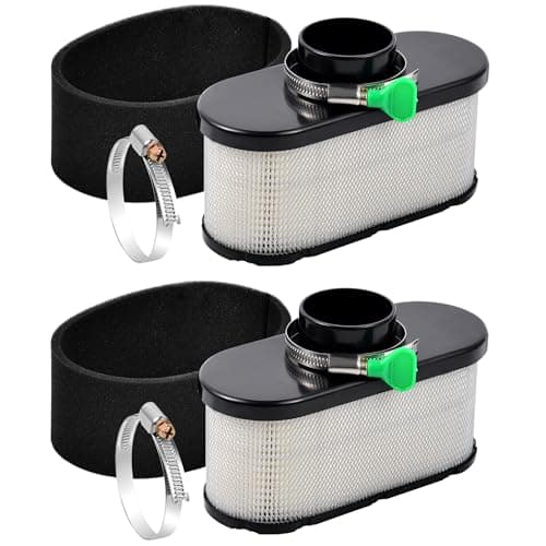 2 Pack 110130752 Air Filter for Kawasaki FR691V FR651V FR730V FS481V FS541V FS600V FS651V FS691V FS730V 110130813 110137049 110130726 110137047 KM110130752 John Deere MIU12555 X350 X300 X320