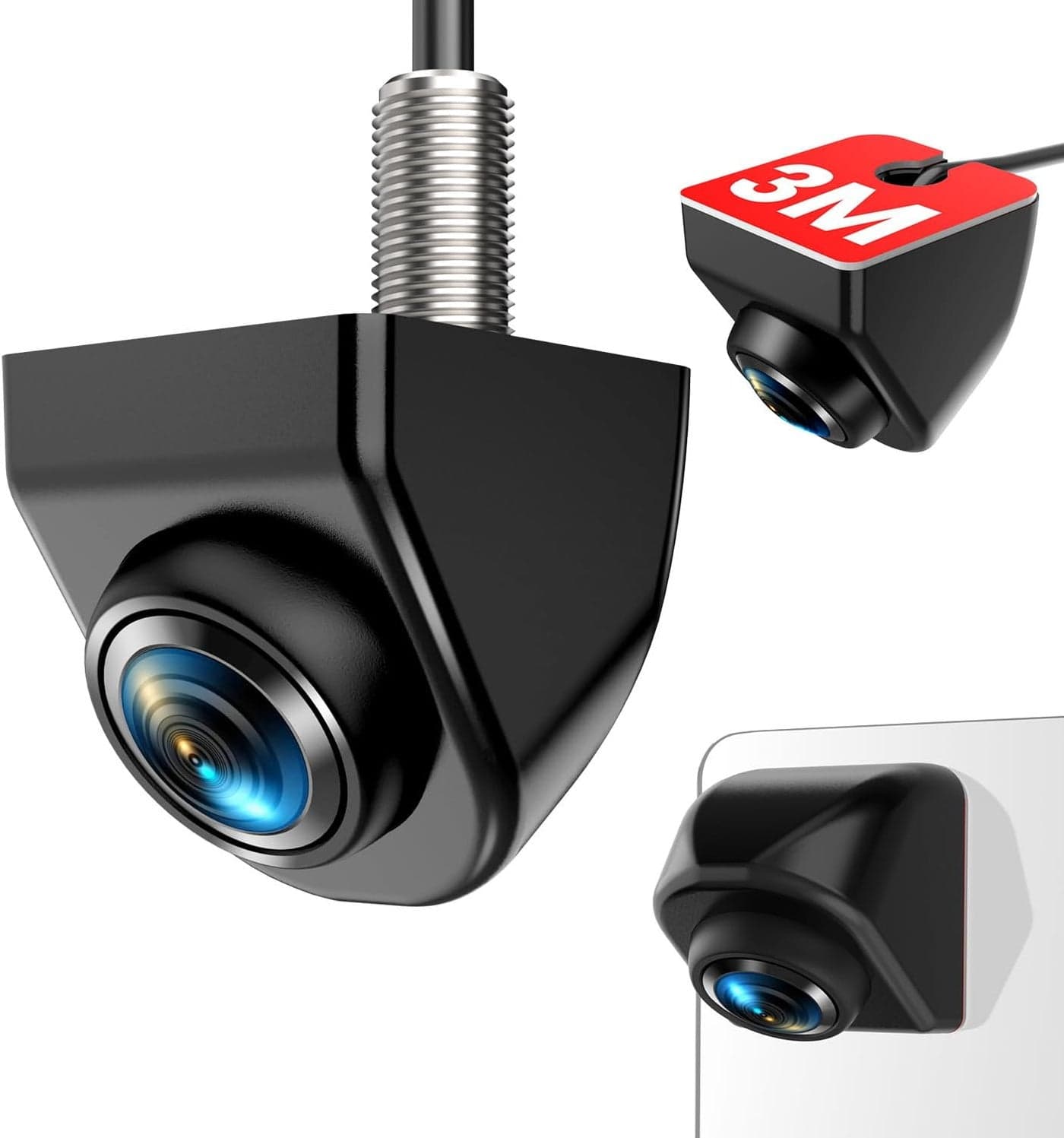 AUTO-VOX CAM7 180° Front/Reverse Camera, 1080P Mini Style, Waterproof Backup Camera for SUVs and Trucks