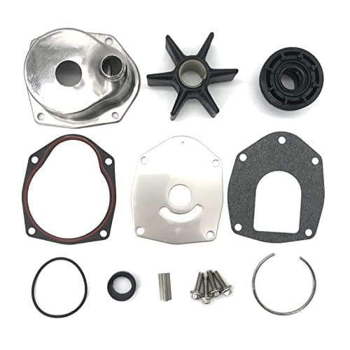 817275A09 Outboard Water Pump Impeller Repair Kit For Mercury Mariner 135 150 175 200 225 250 275 300 HP Verado DFI Pro XS 24Stroke Sierra 183407 135HP 150HP 175HP 200HP 225HP 250HP 275HP 300HP