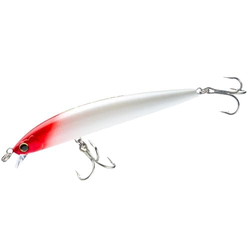 Yo-Zuri Hydro Minnow LC, Floating, 6 Inch, 150mm, Pearl Red Head