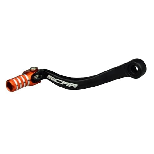 SCAR Folding Gear Shift Lever Shifter Pedal Forged Compatible with KTM SX EXC XC XCW XCF 125SX 150SX 200SX 125 150 200 250 350 90-15 - Orange