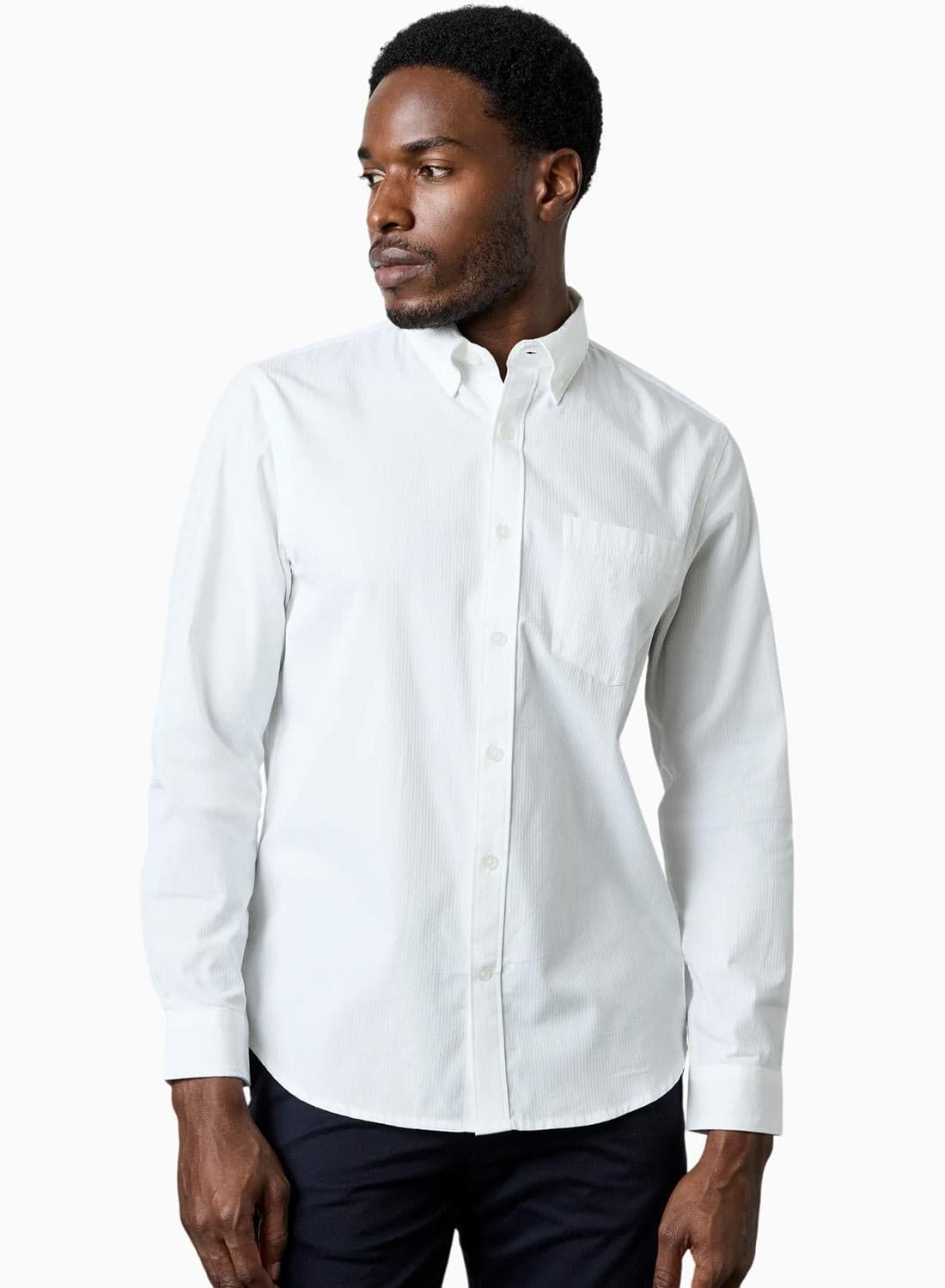 Corderoy White Shirt
