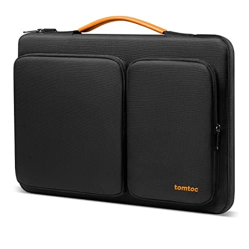 tomtoc 360 Protective Laptop Case for 16-inch MacBook Pro M4/M3/M2/M1 2024-2019, Water-Resistant Laptop Sleeve Bag for Dell XPS 16 Plus, The New Razer Blade 16