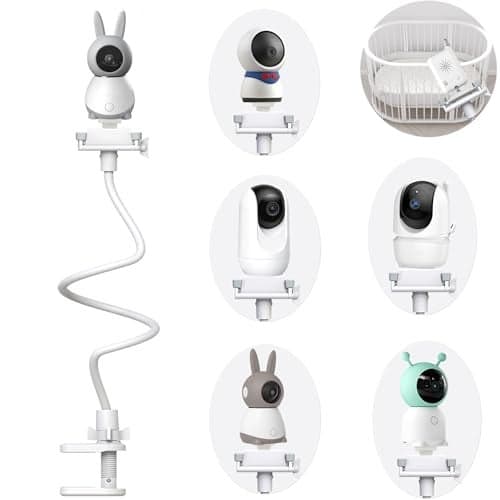 Baby Camera Mount Stand Compatible with BOIFUN/Momcozy/ieGeek/Comfyer-BM01/TECGUUD a Part Baby Monitor Flexible Baby Monitor Holder Shelf Baby Camera Stand More Safety(33.75 inch/Cameras Not Included)