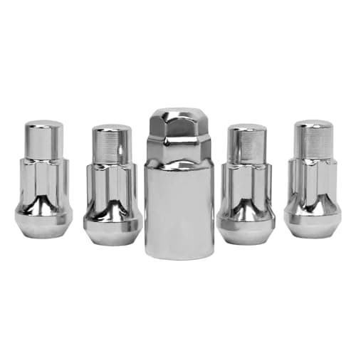 Set of 4 175 14x15 Wheel Lock Lug Nuts Compatible with Sliverado Sierra Savana Yukon Tahoe AntiTheft Lock Aftermarkt Wheel