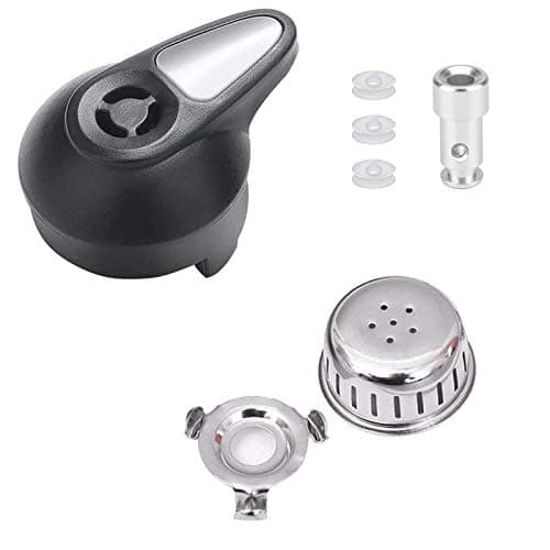 Steam Release Handle, Original Float Valve Replacement Parts with 3 Silicone Caps for Instant Pot LUX 5Qt, 6Qt,IP-LUX30, IP-LUX50, IP-LUX60 Pressure Cooker Steam Vale by ZYLONE