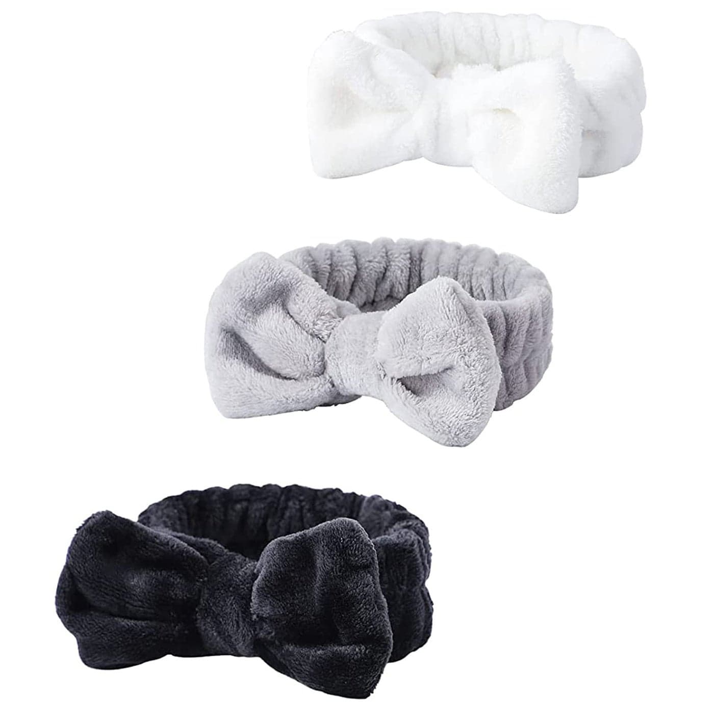 WSYUB Headband for Washing Face Spa Bow Hair Band Fluffy Makeup Headbands Slumber Party Supplies Facial Headbands