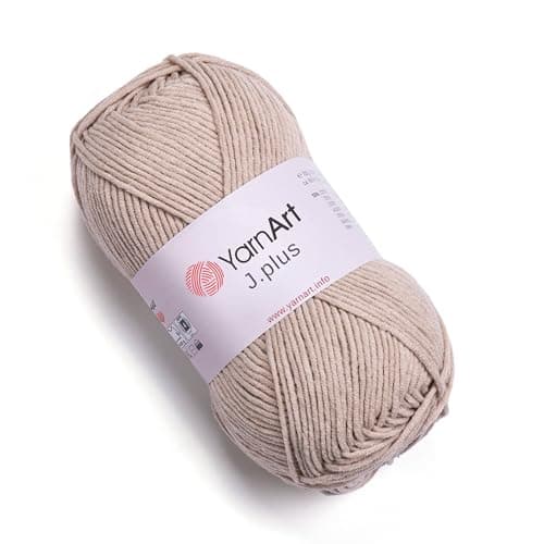 YarnArt JPlus Cotton Blend Yarn Knitting Crochetting Soft Baby Yarn 55 Cotton 45 Acrylic 100 g 35 oz 160 m 174 yds Weight 4 1 Skein 69