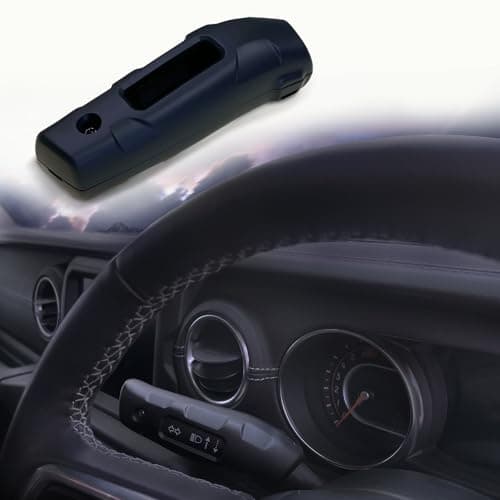 AZUTO Turn Signal Lever Extension Blinker Switch Extension for Jeep Wrangler (JL) / Gladiator (JT) 2018-2026 Black Color Wrangler Accessories Indicator Switch Extension
