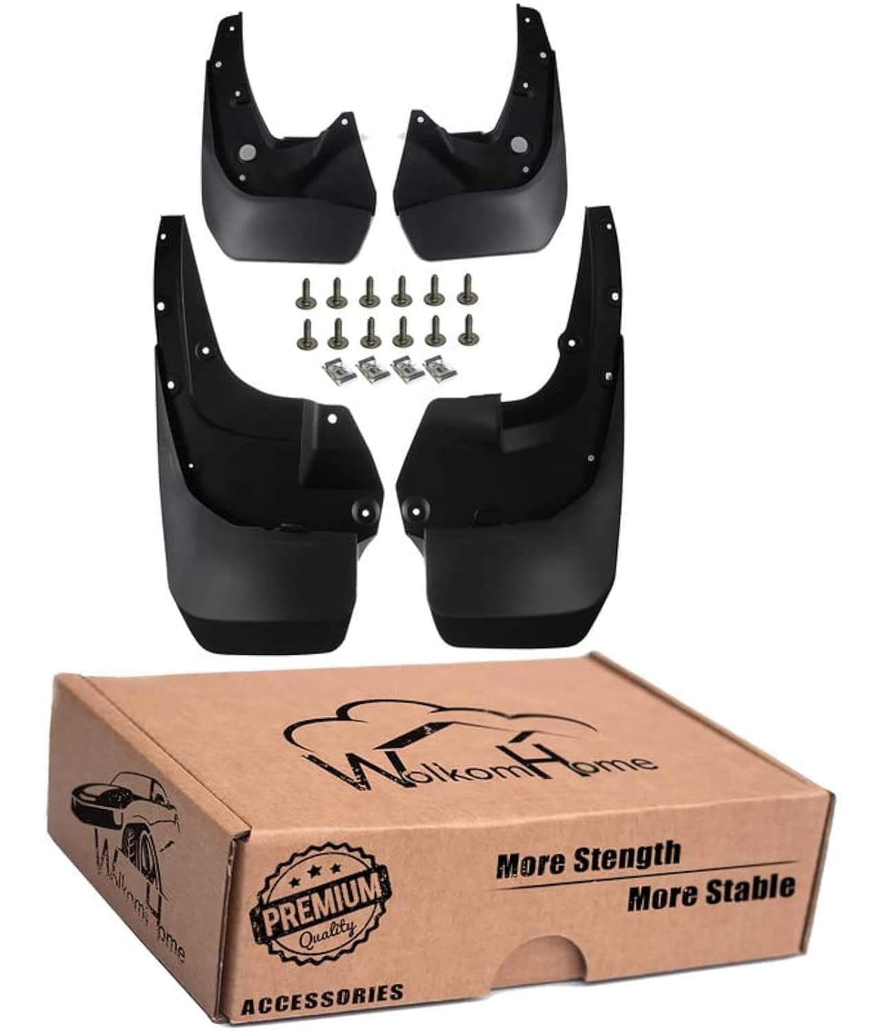 WolkomHome Car O.E Type Mud Flaps Mud Guard for Old Maruti Suzuki Zen Estilo
