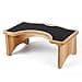 StrongTek Enhanced Squatting Toilet Stool Wooden Potty Stool for Bathroom ExtraThick Wood Sturdy 350 lbs Capacity Comfortable Toilet Stool for Kids Adults Seniors