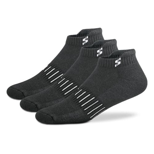Supersox Bamboo Ankle Length Socks for Woman | 4 Times Softer than Cotton | Sustainable Fabric | Anti-Odour Socks for Sports, Gym & Daily Wear | Dark Grey Colour | Pack of 3