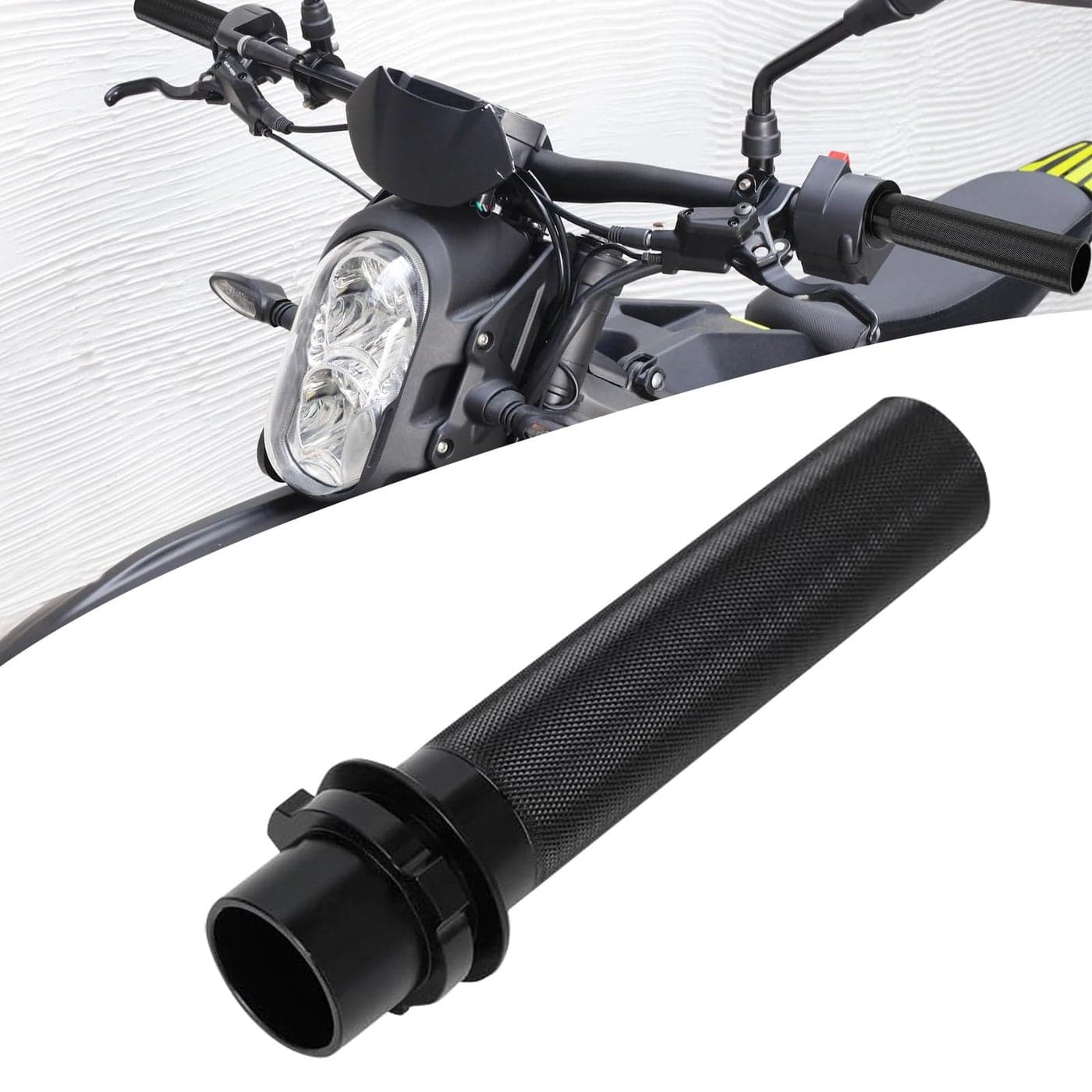 Throttle Tube Twister Hand Grip Throttle for Surron Light Bee XSL1E Segway X260 X160 Electric Dirt Bike Black