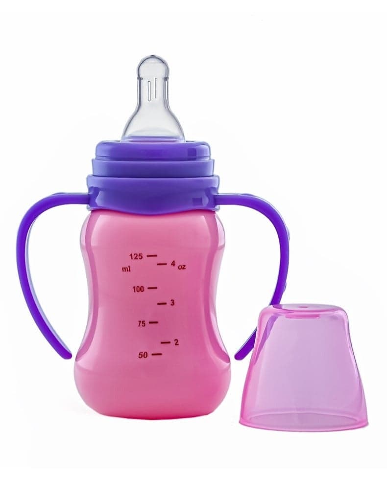 Shield Deluxe Plus Feeder Pink 125ml Baby Feeding Bottle 3 Plus Months BPA Free Infant Feeding Bottle with Soft Nipple