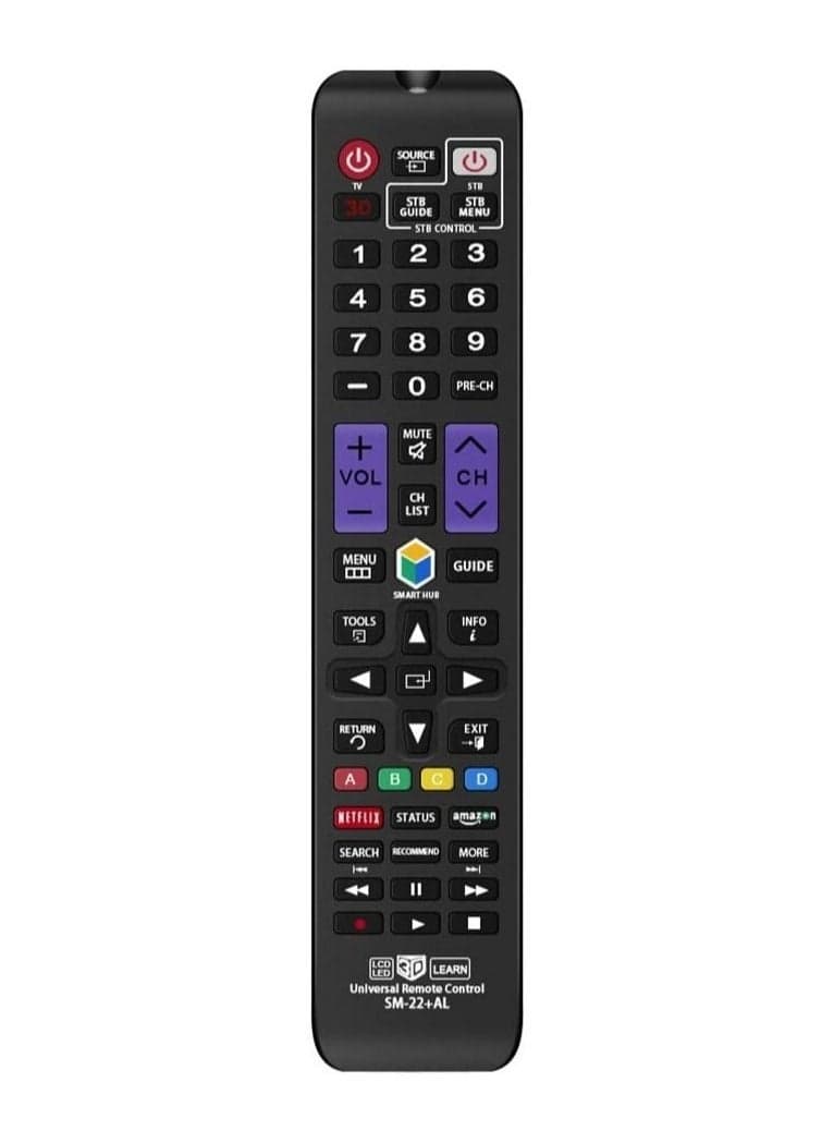 Universal Remote Control Compatible Replacement for Samsung TV/ 3D/ LCD/LED/HDTV/Smart TV, AA59-00666A BN59-01178W BN59-01199F AA59-00638A AA59-00637A