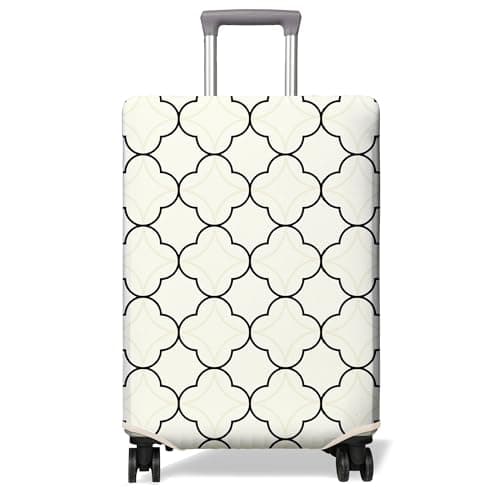 PtRug Travel Luggage Cover Suitcase Protector Fits 1832 Inch Wheel Covers PatternedTravel Related Items Flower Luggage Protector Elastic XL