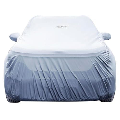 NEODRIFT 'SilverTech' Car Cover for Mercedes E Class (100% Water-Resistant, All Weather Protection, Tailored Fit, Precision-Fit & Breathable Fabric) (Colour: Silver)