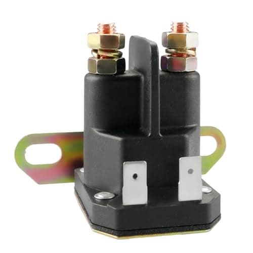 Retepif 12V AM138068 Starter Solenoid for John Deere Riding Mower72504439 Solenoid Fit for LA100 LA105 LA110 LA115 LA120 LA125 D100 D105 D110 D120 D125 D130 D140 D150 D155 D160 D170