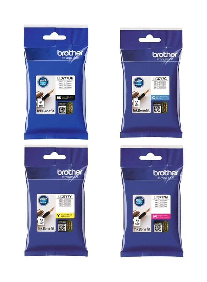LC3717 Ink Set for MFC-J2330DW, MFC-J2730DW, MFC-J3530DW and MFC-J3930DW Multicolor