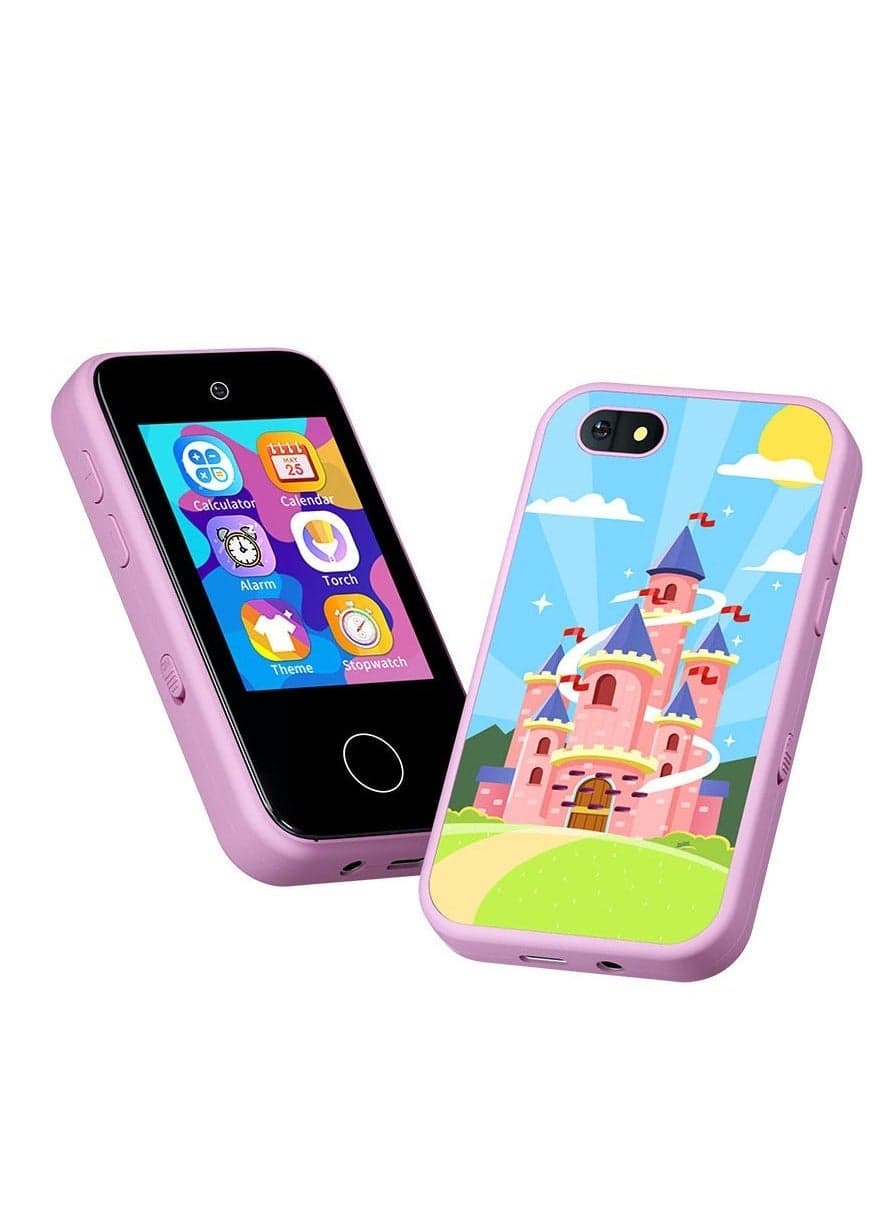 Kids Smart Phone Gifts Toys for Girls Boys aged 3-8, with 8G SD Card