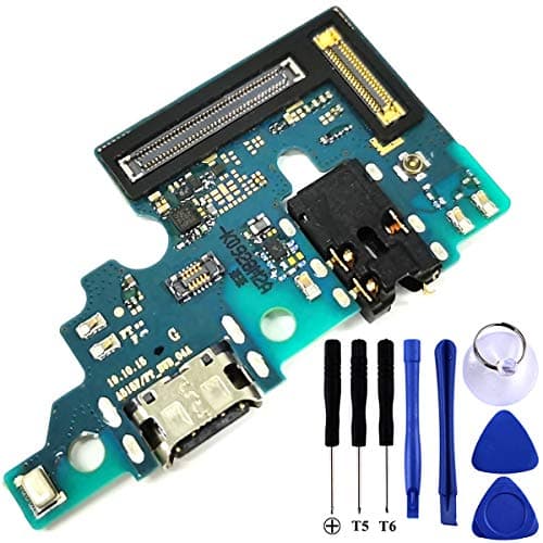 Bestdealing Galaxy A51 USB Charging Port Flex Cable Replacement SM-A515F Type C Charger Dock Board Flex Cable Connector for Samsung A51 A515F Port Repair Part with Tools (SM-A515F)